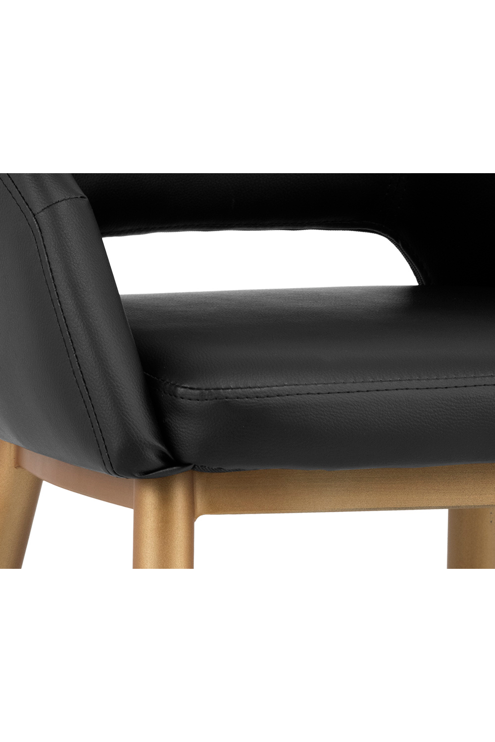 Gold Frame Barrel Dining Chair by Splendido Thatcher, alternate view 6