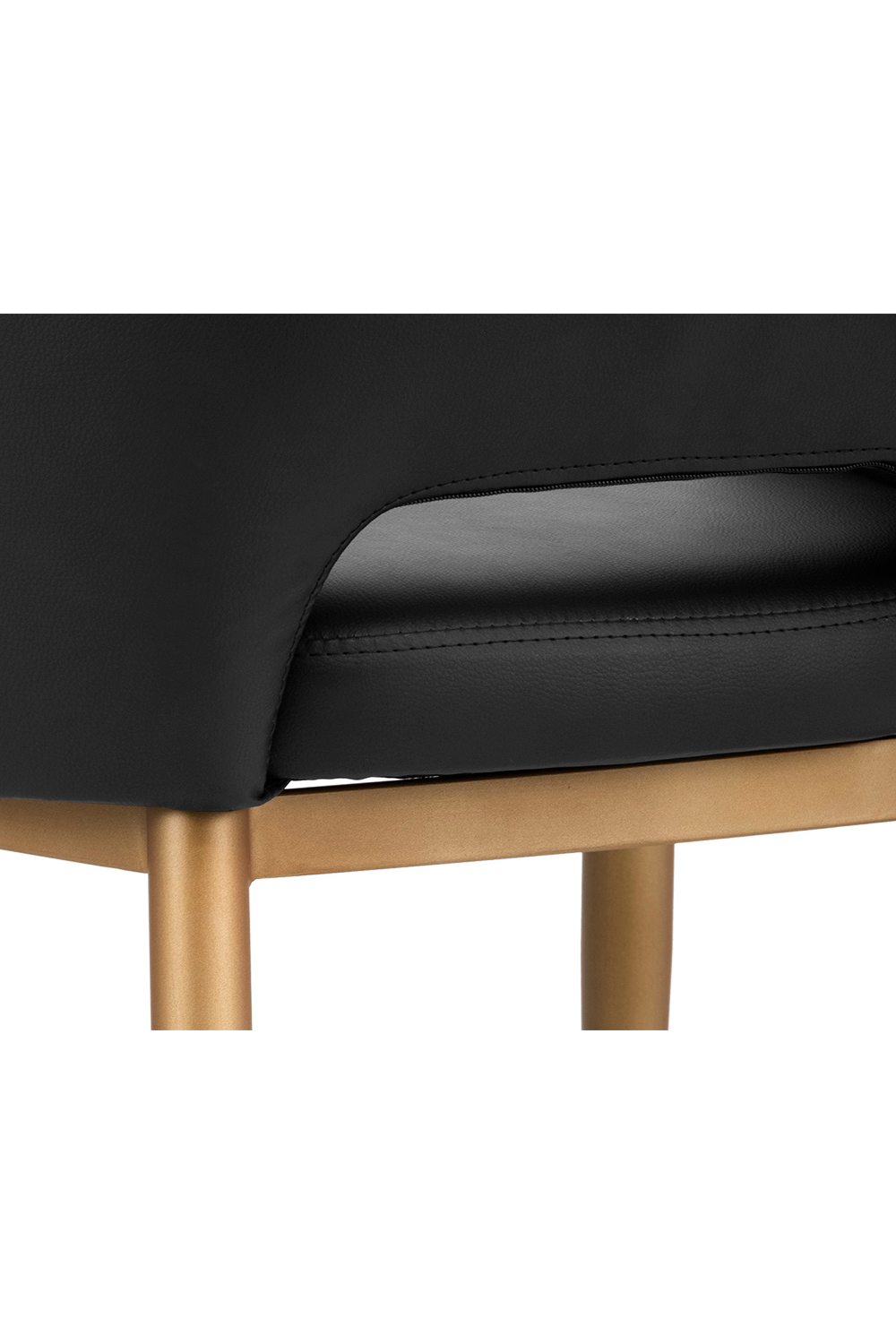 Gold Frame Barrel Dining Chair by Splendido Thatcher, alternate view 7