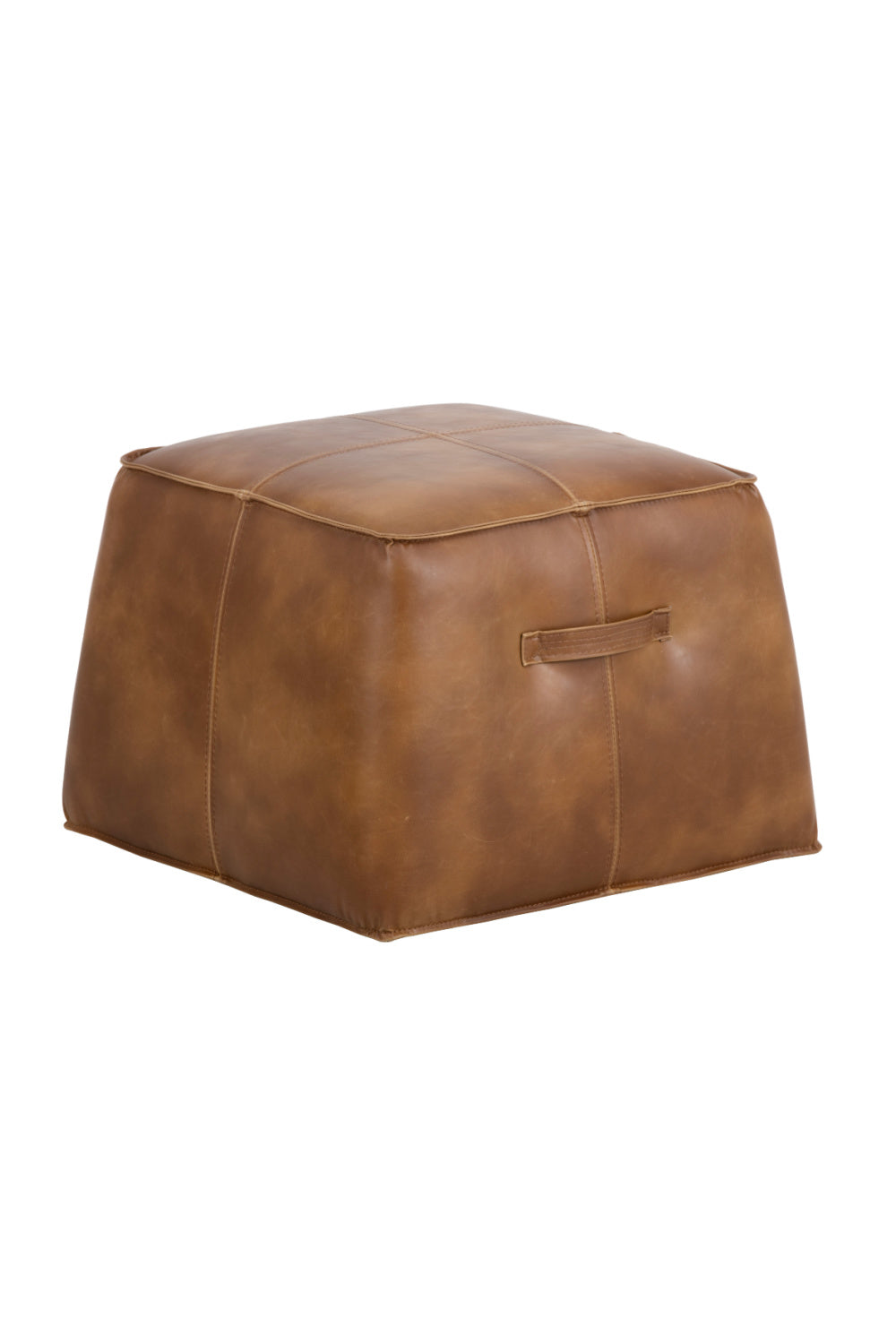 Leather Inspired Cube Ottoman by Splendido Aspen, alternate view 4