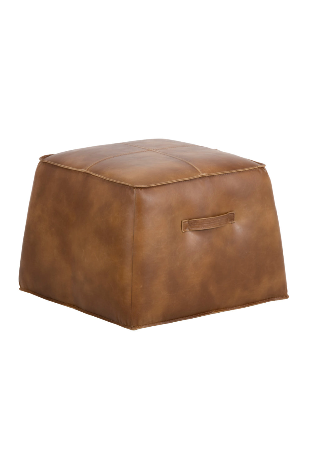 Leather Inspired Cube Ottoman by Splendido Aspen, alternate view 3