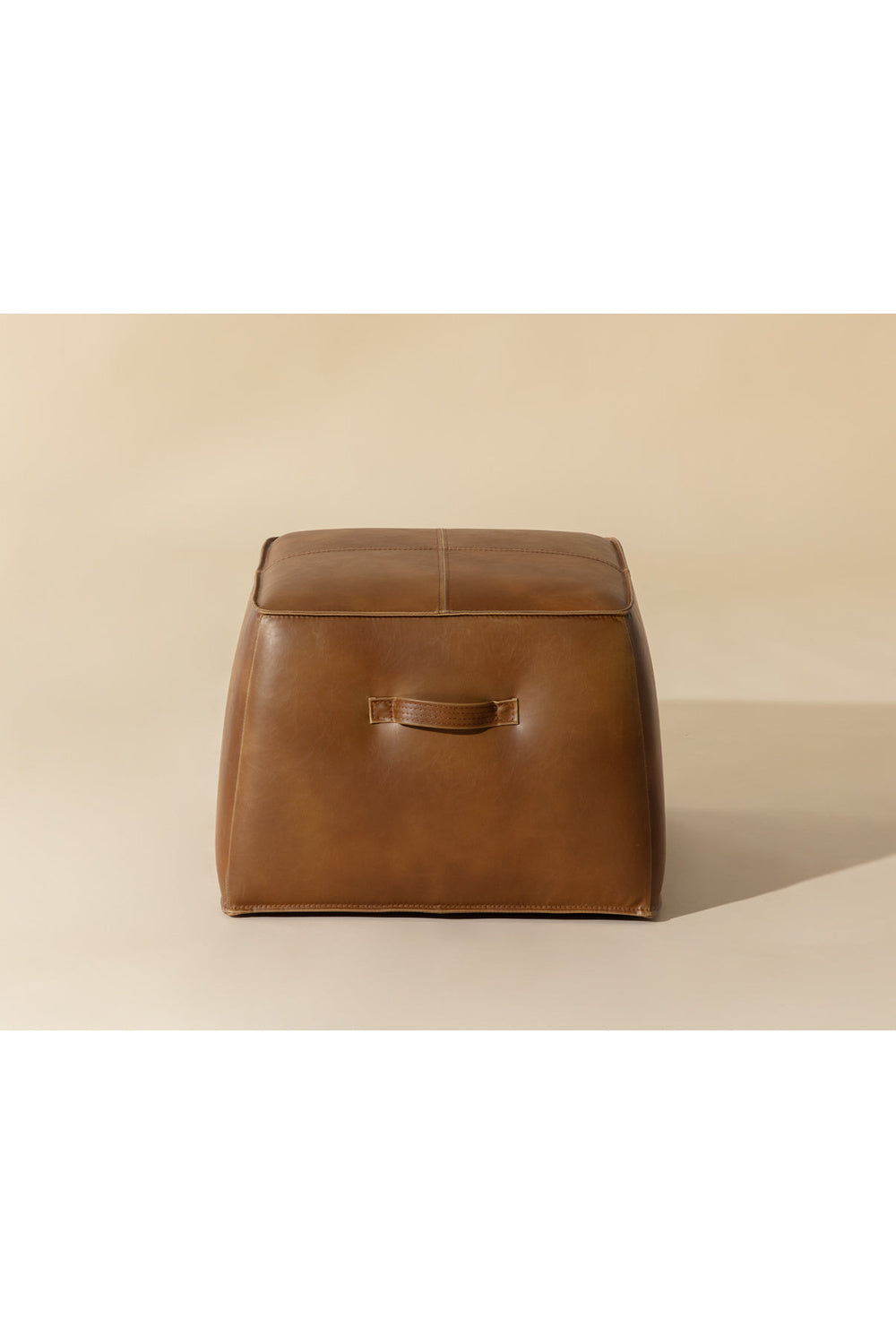 Leather Inspired Cube Ottoman by Splendido Aspen, alternate view 9