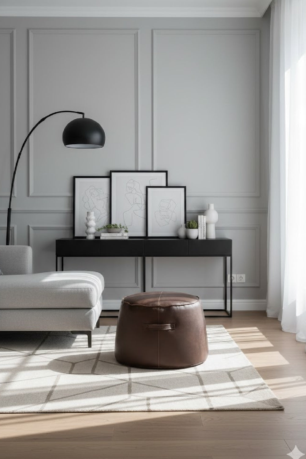 Ottoman with Decorative Handles by Splendido Mitchell Pouf, alternate view 19