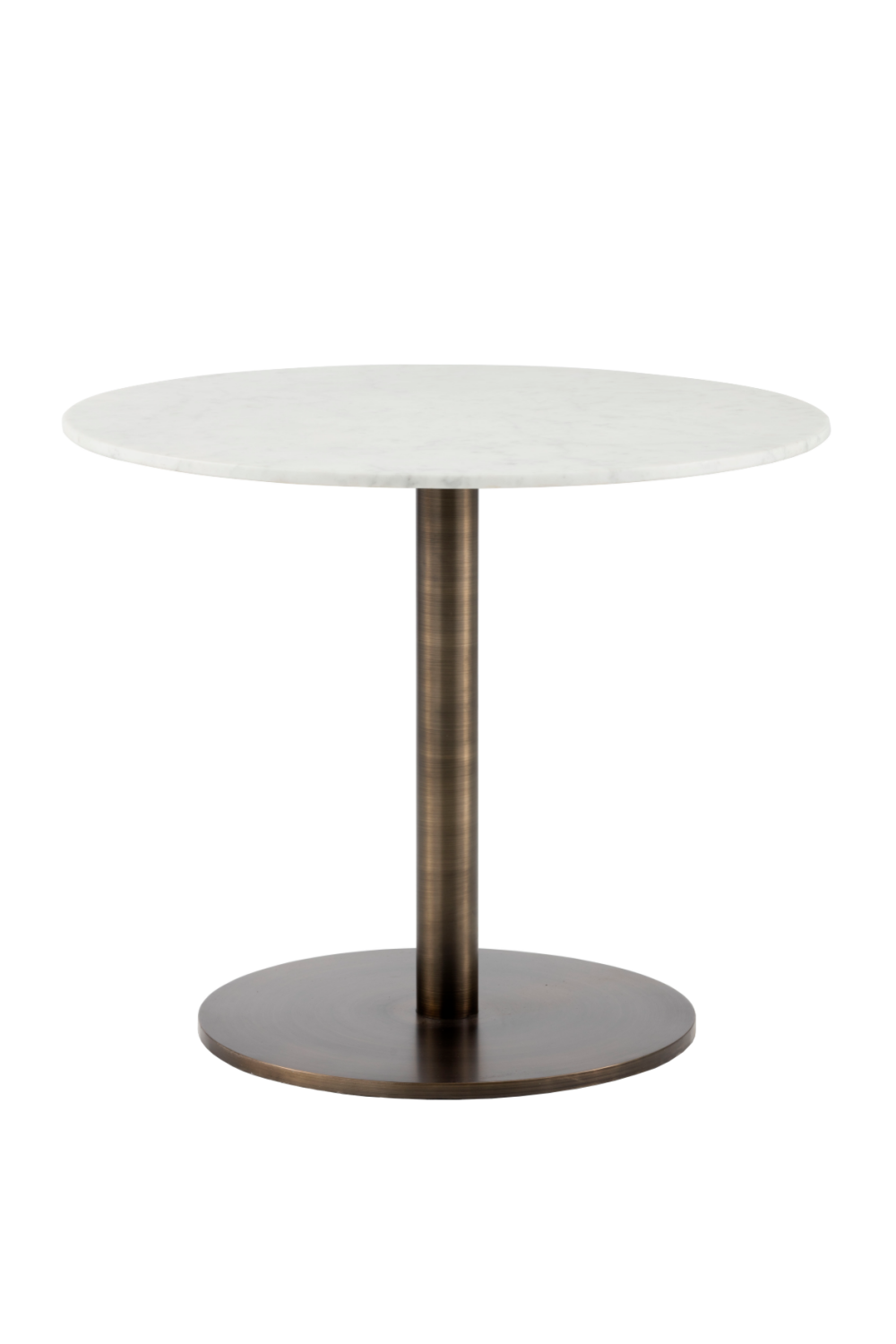 Round Carrara Marble Bistro Table | Splendido Enco