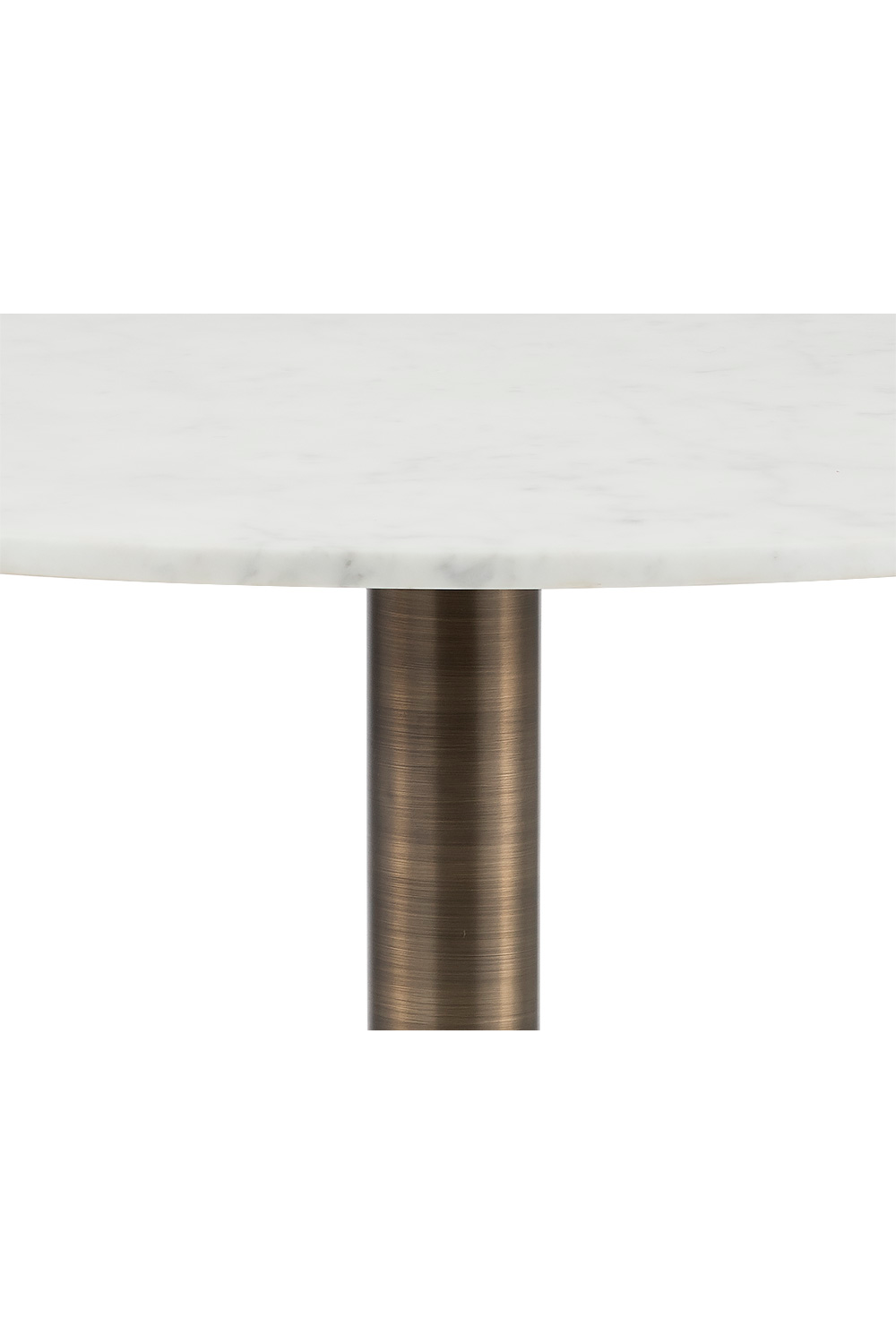 Round Carrara Marble Bistro Table by Splendido Enco Dining Table, alternate view 4