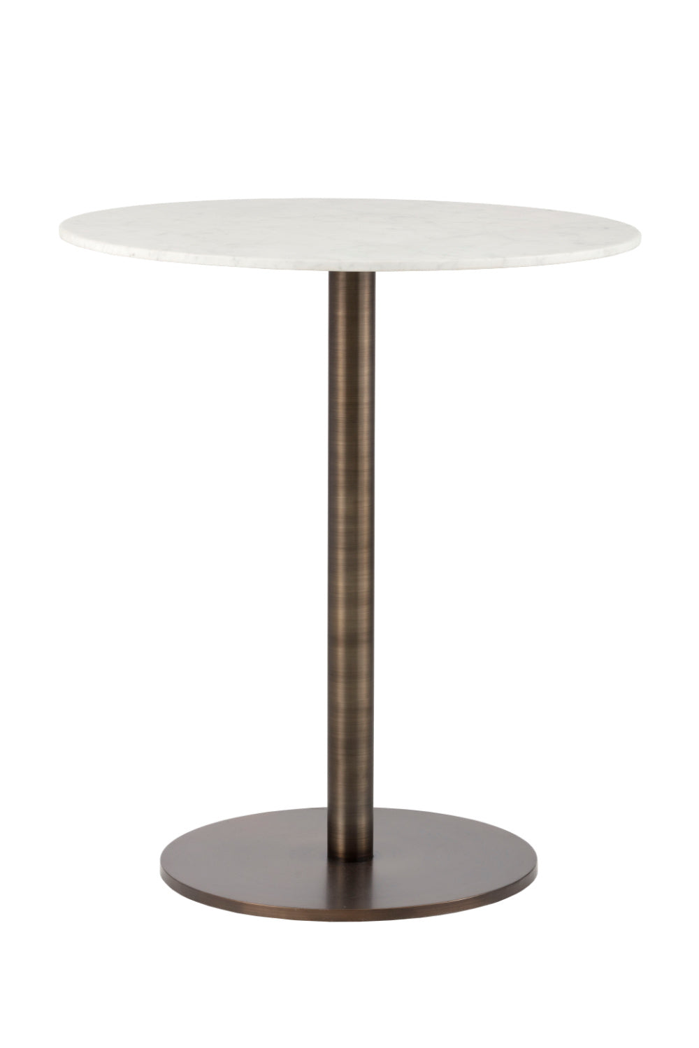 Round White Marble Bar Table by Splendido Enco Dining Table