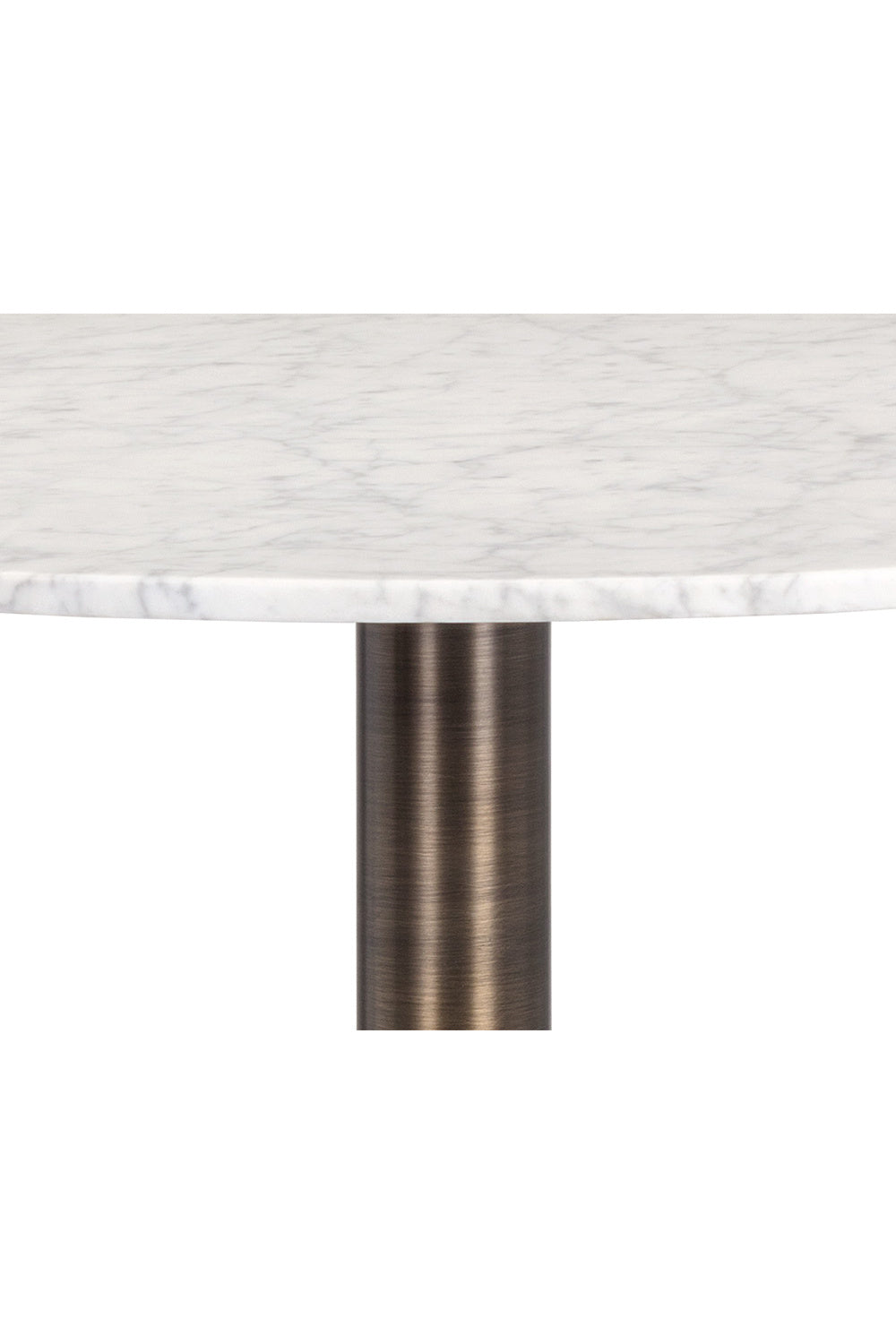 Round White Marble Bar Table by Splendido Enco Dining Table, alternate view 4