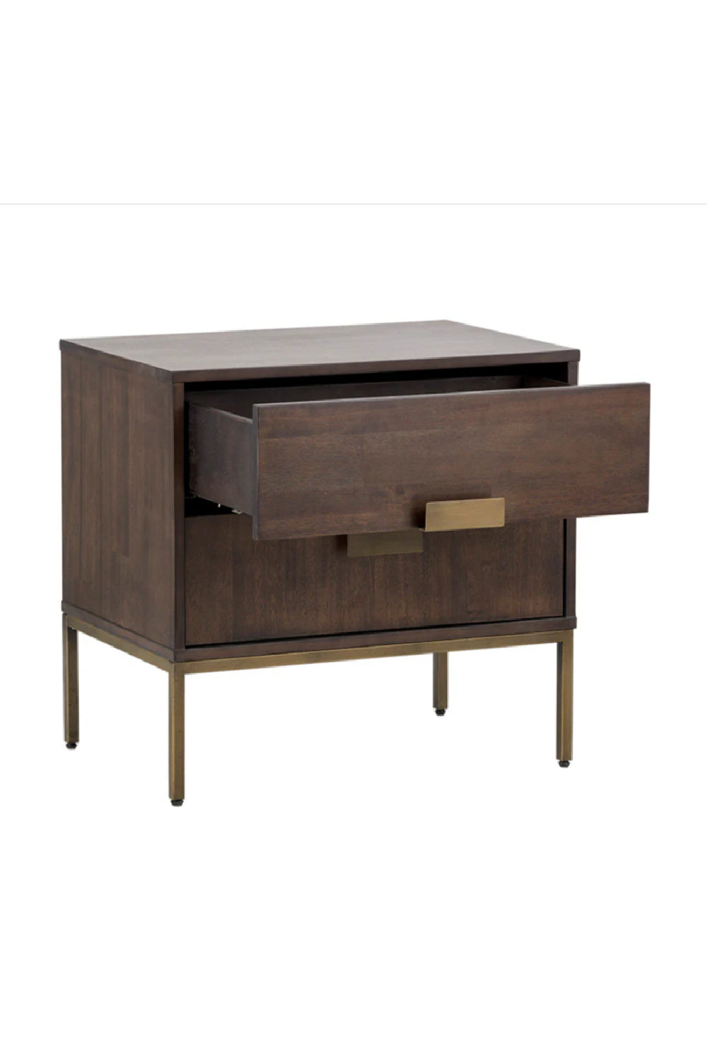 Acacia Wood 2-Drawer Nightstand by Splendido Jade, alternate view 11