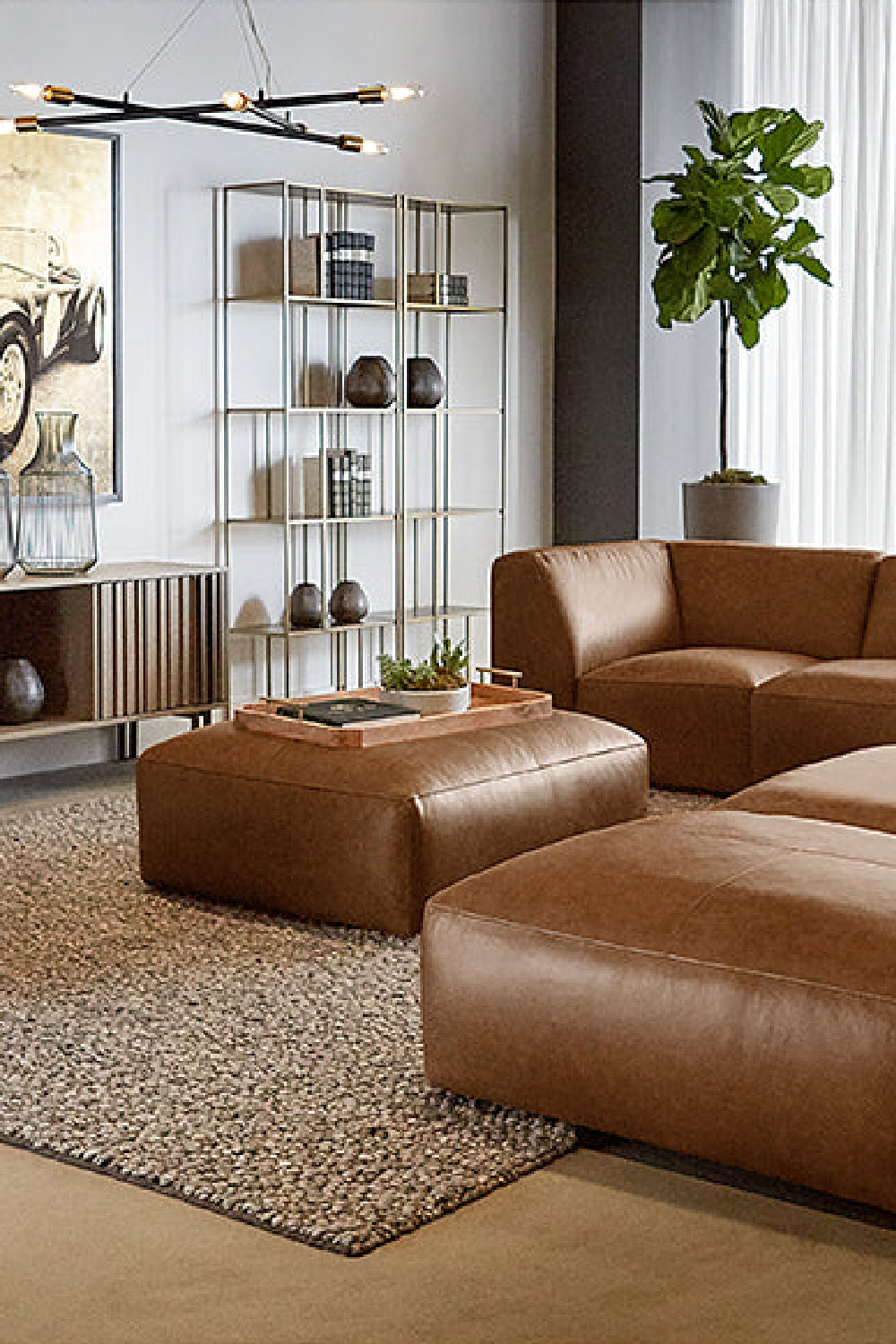 Modern Open Shelving Bookcase by Splendido Eiffel, alternate view 8