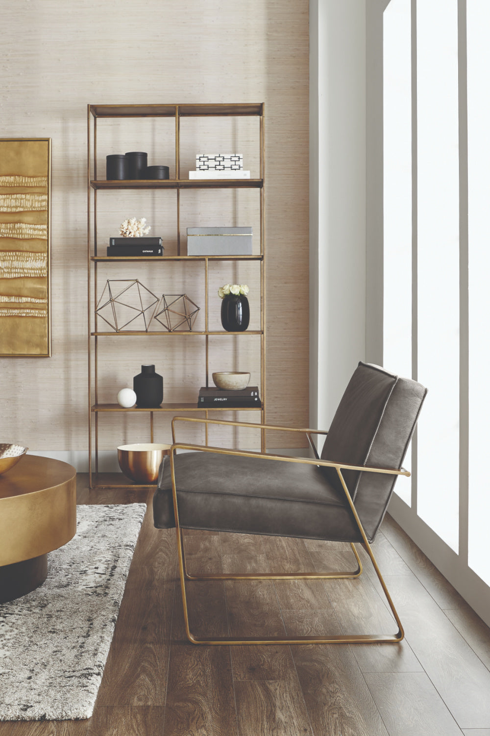 Modern Open Shelving Bookcase by Splendido Eiffel, alternate view 2