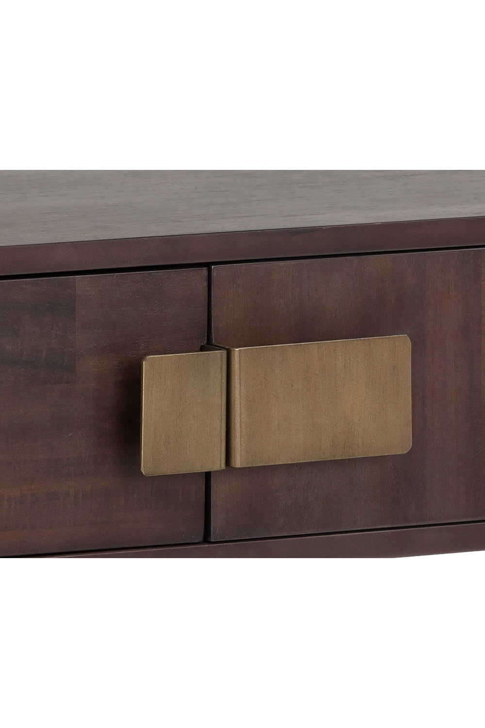 Brown Wooden 2-Drawer Console Table by Splendido Jade, alternate view 6