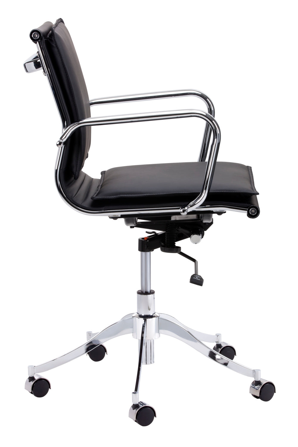 Padded Leather Swivel Office Chair by Splendido Morgan, alternate view 8