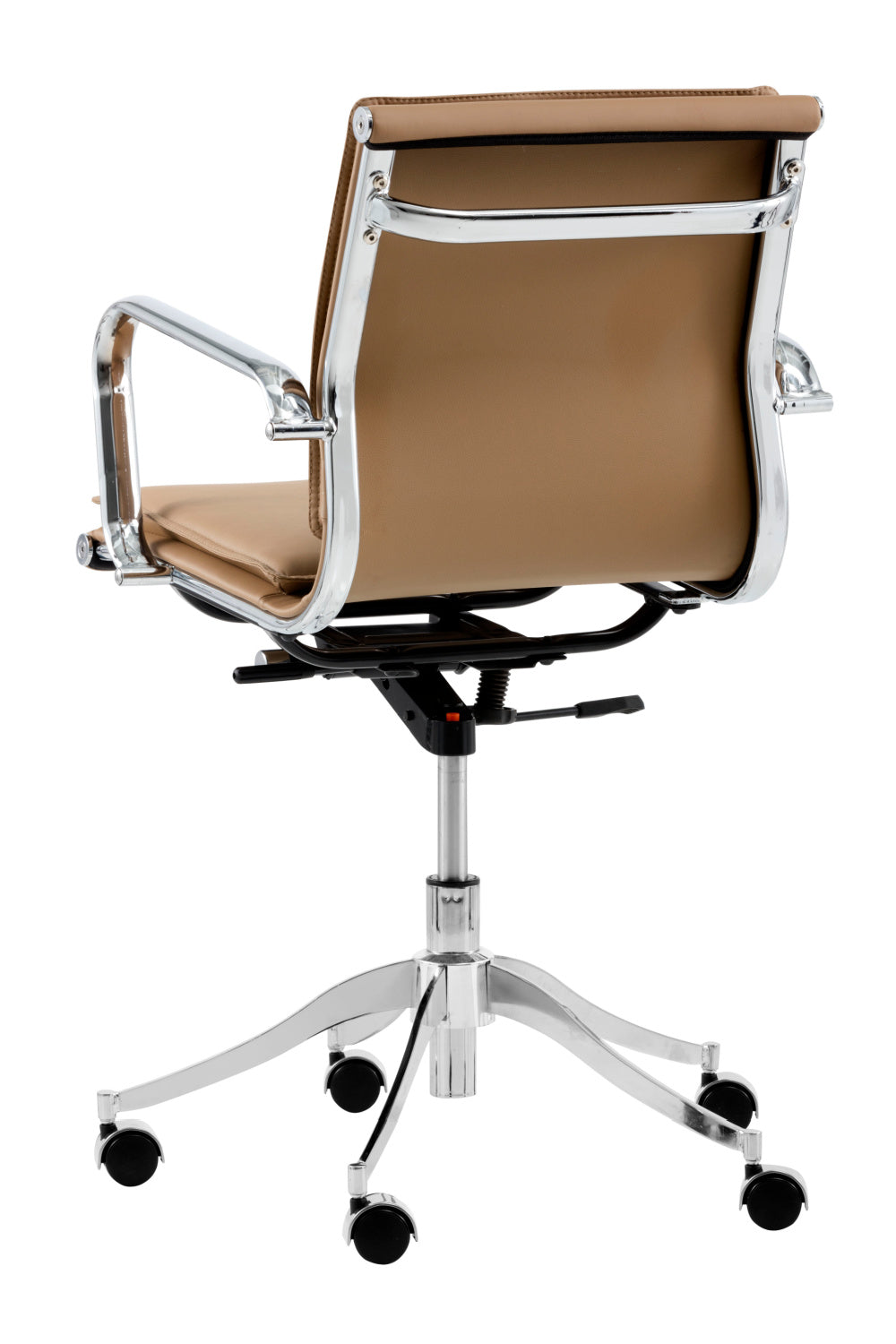 Padded Leather Swivel Office Chair by Splendido Morgan, alternate view 4