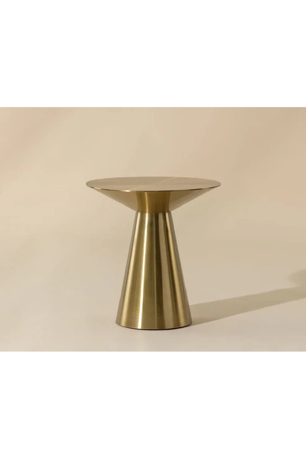 Yellow Gold End Table by Splendido Carmel Side Table, alternate view 6