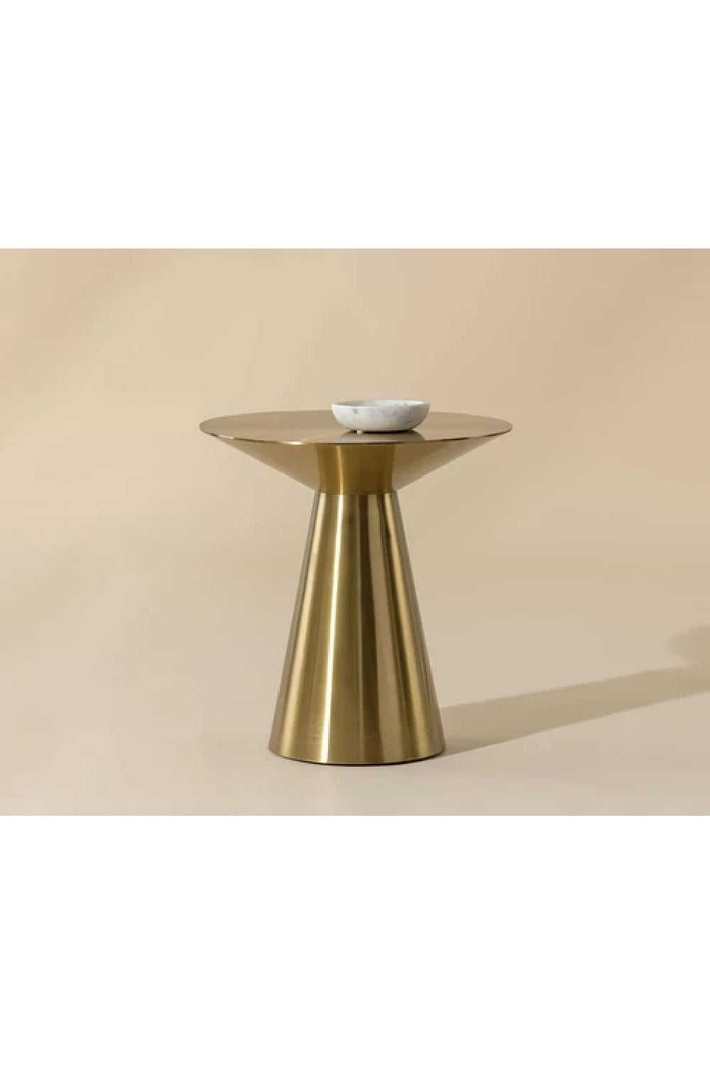Yellow Gold End Table by Splendido Carmel Side Table, alternate view 7