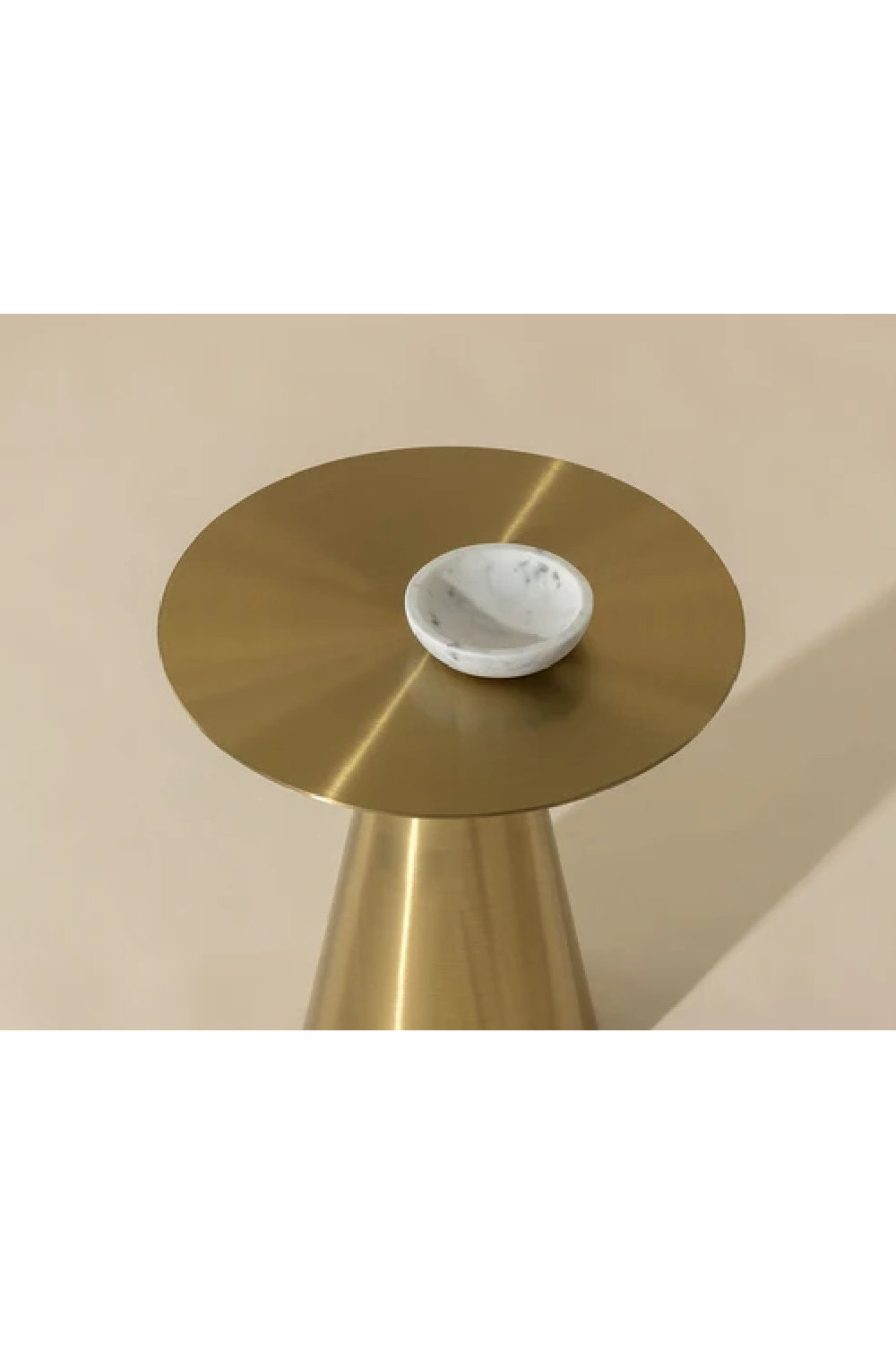 Yellow Gold End Table by Splendido Carmel Side Table, alternate view 8