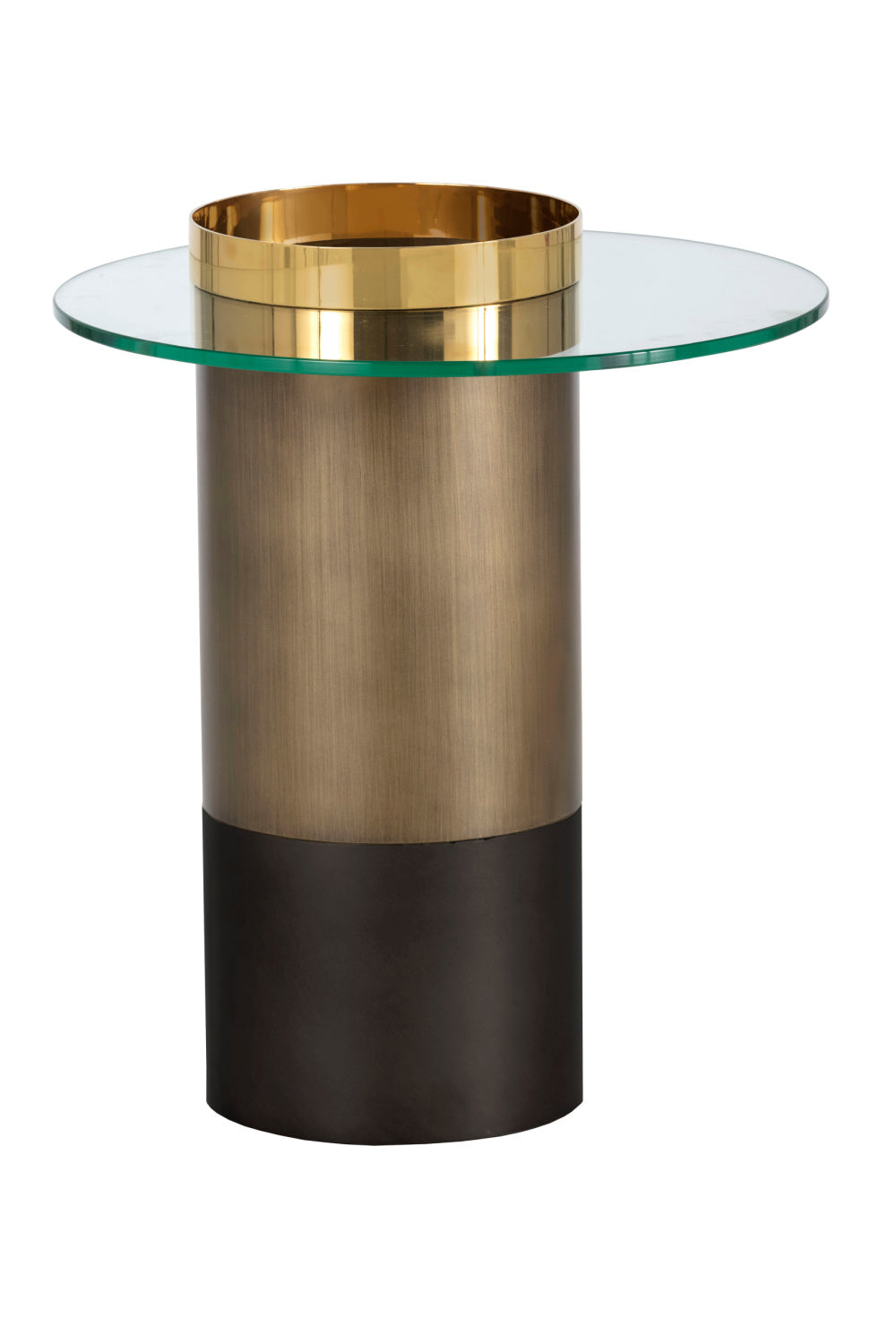 Gold Tray Top End Table by Splendido Haru Side Table