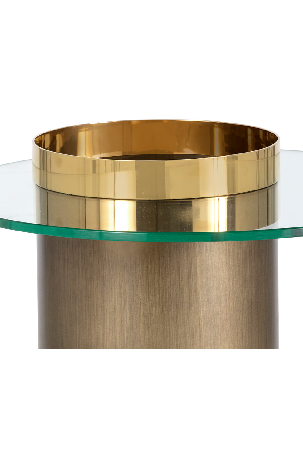 Gold Tray Top End Table by Splendido Haru Side Table, alternate view 4
