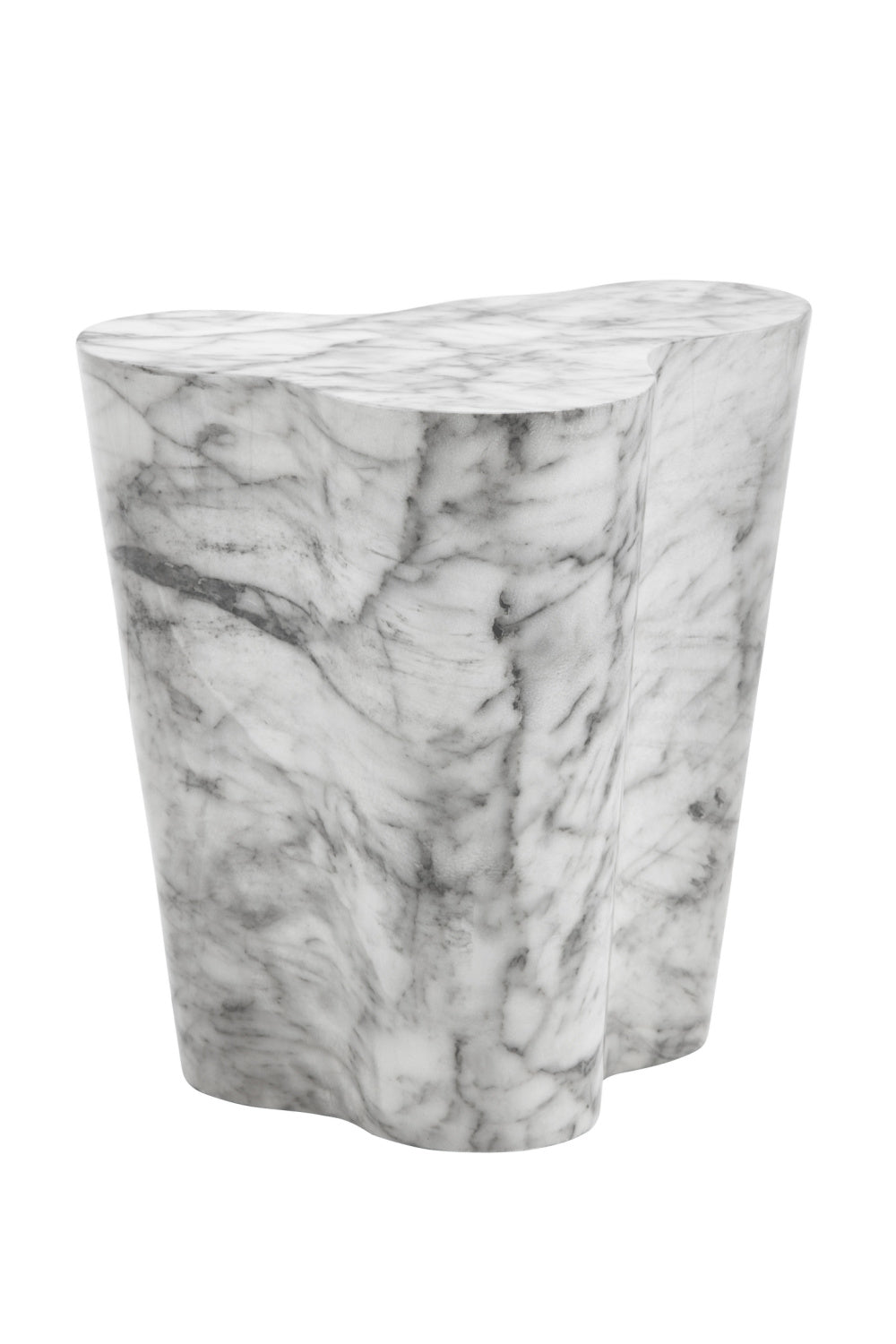 Marble-Look Indoor/Outdoor End Table S by Splendido Ava Side Table