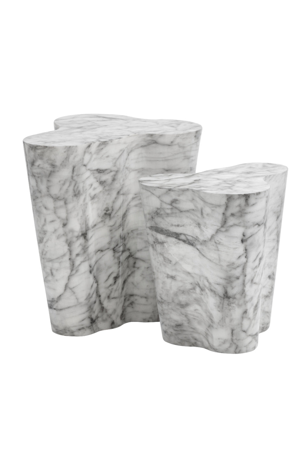 Marble-Look Indoor/Outdoor End Table S by Splendido Ava Side Table, alternate view 5