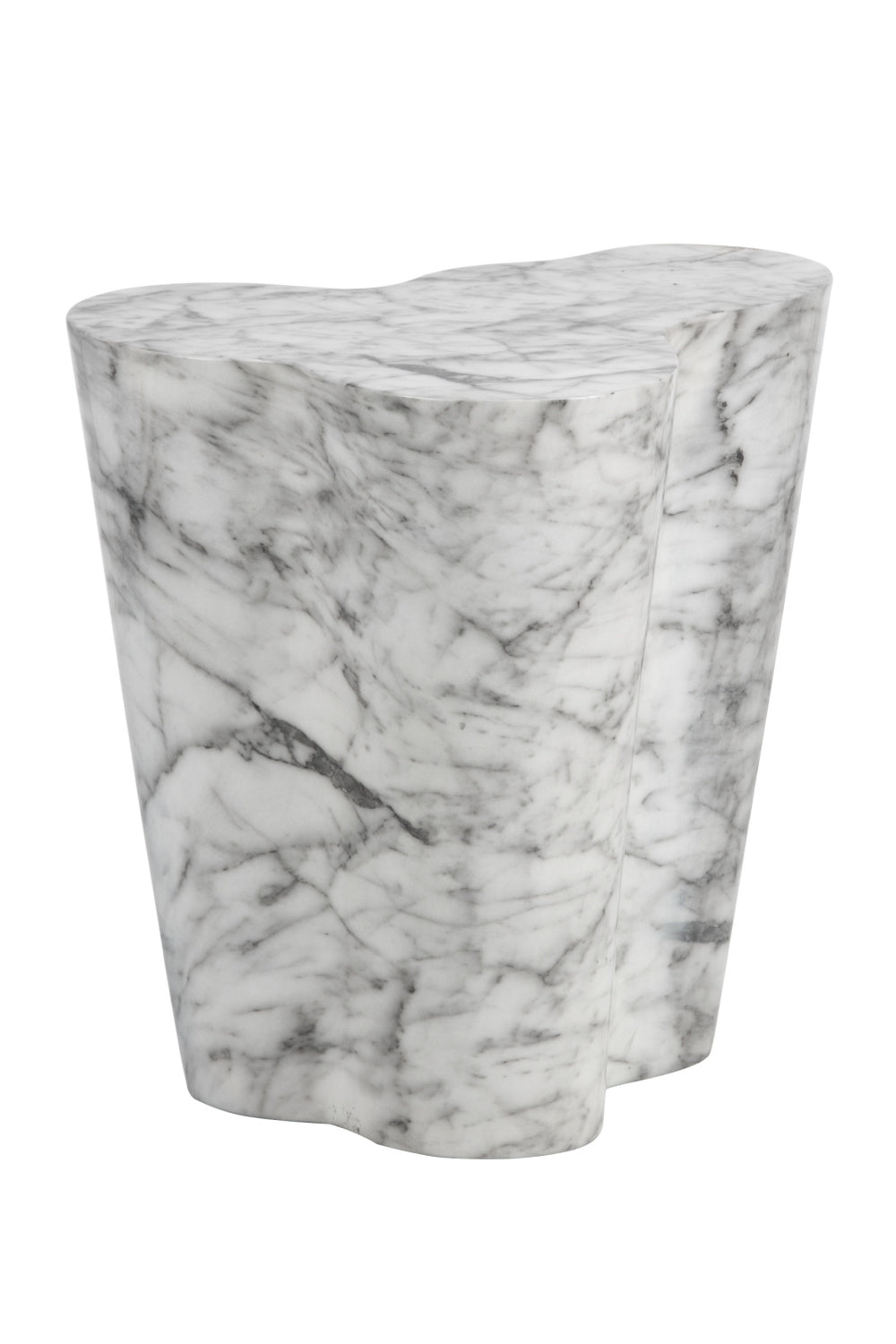 Marble-Look Indoor/Outdoor Side Table L by Splendido Ava
