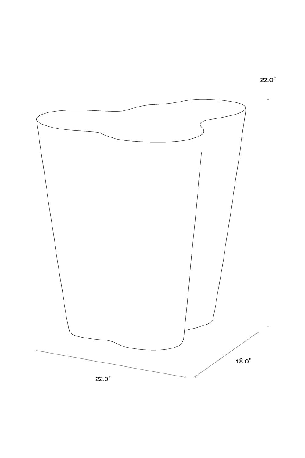 Marble-Look Indoor/Outdoor Side Table L by Splendido Ava, alternate view 12