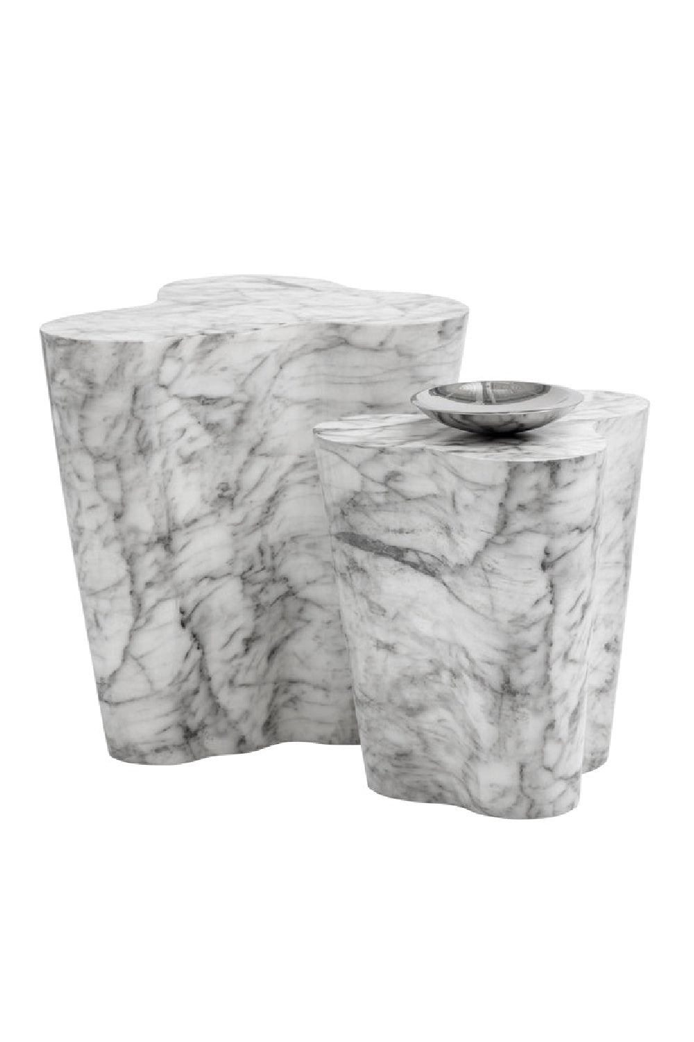 Marble-Look Indoor/Outdoor Side Table L by Splendido Ava, alternate view 5