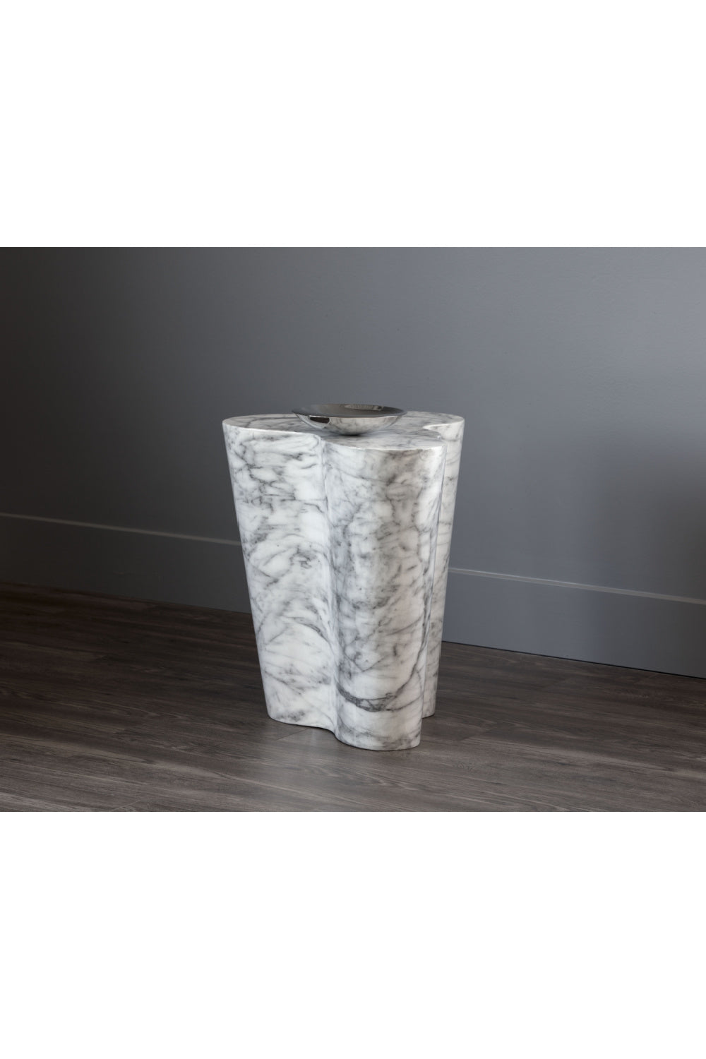 Marble-Look Indoor/Outdoor Side Table L by Splendido Ava, alternate view 9