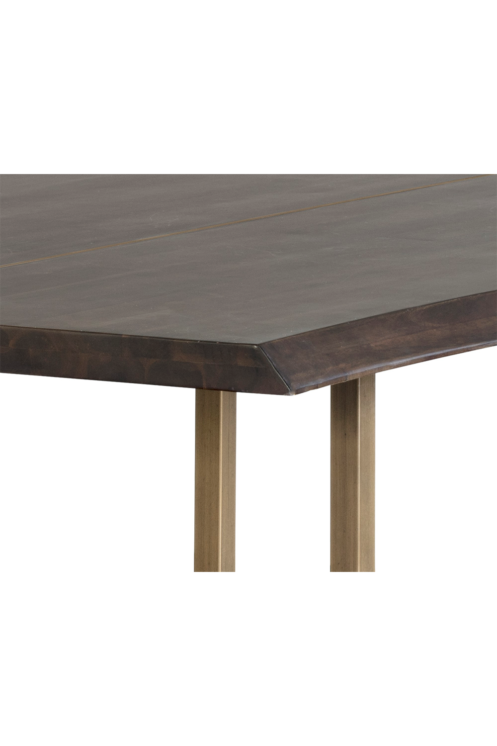 Smoked Acacia Wood Dining Table by Splendido Donnelly, alternate view 4