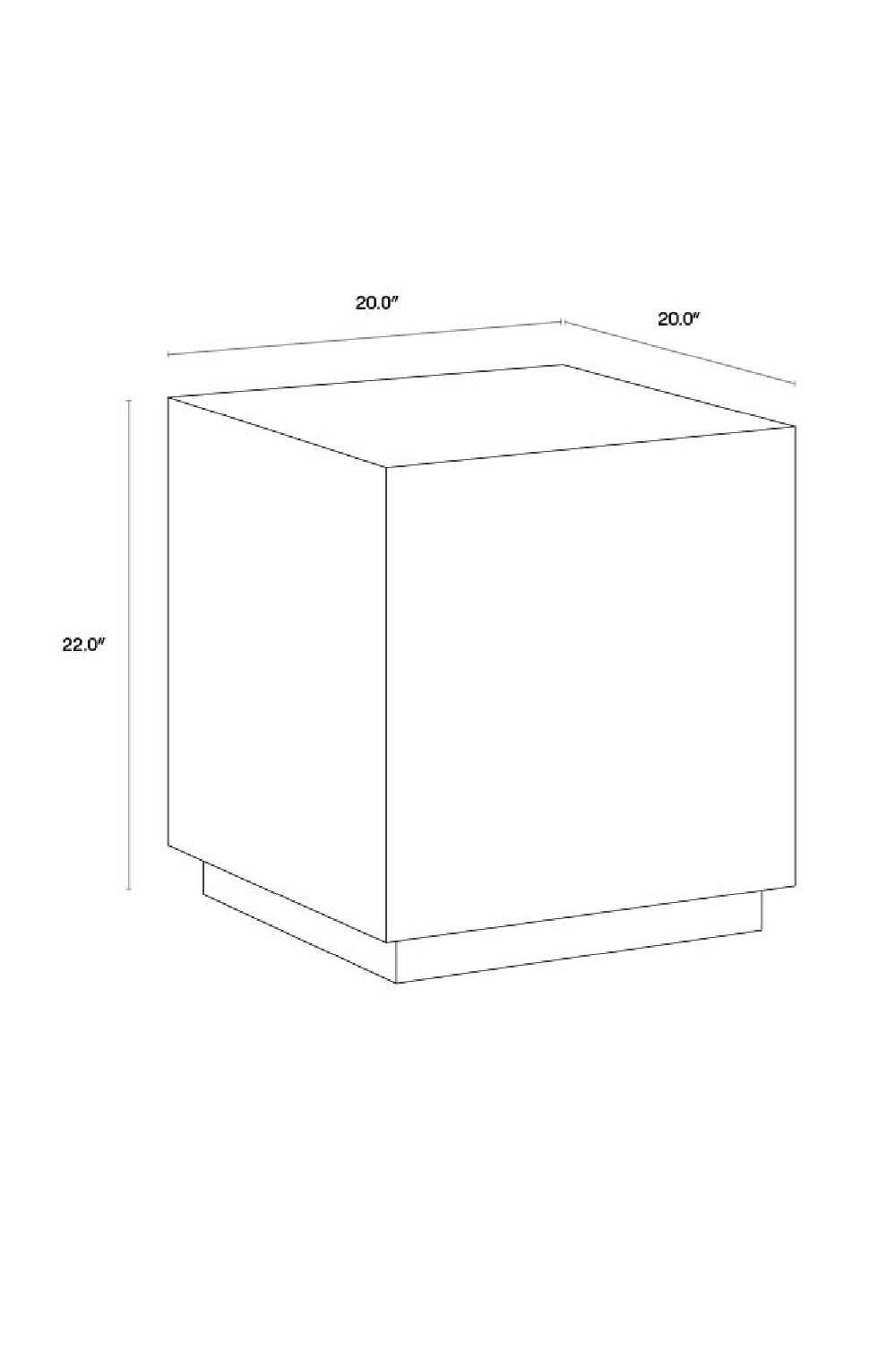 Textured Concrete End Table | Splendido Newbury