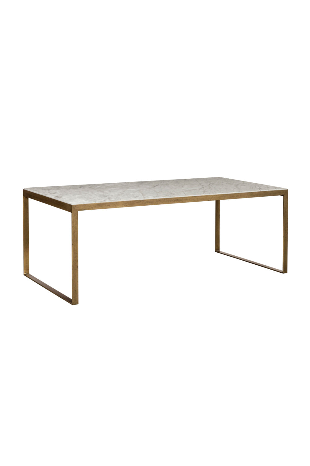 White Italian Marble Coffee Table by Splendido Evert, alternate view 3