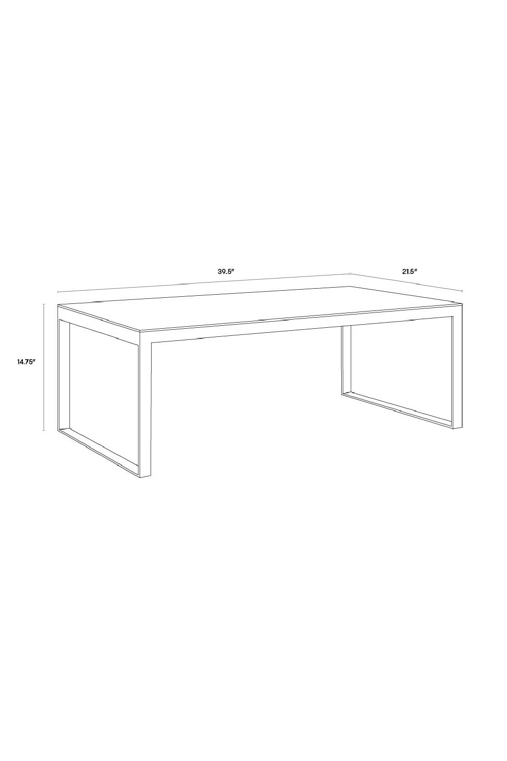 White Italian Marble Coffee Table by Splendido Evert, alternate view 5