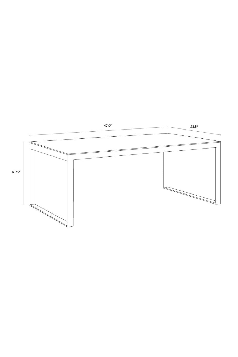 White Italian Marble Coffee Table by Splendido Evert, alternate view 10