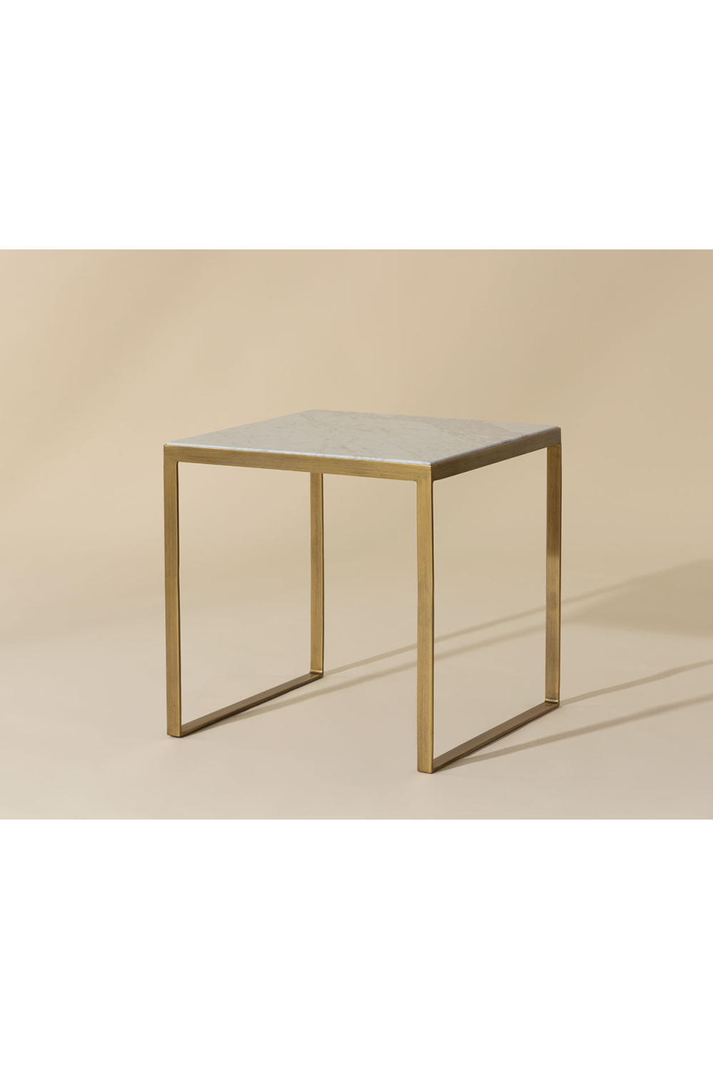 Italian Marble Square End Table by Splendido Evert Side Table, alternate view 6