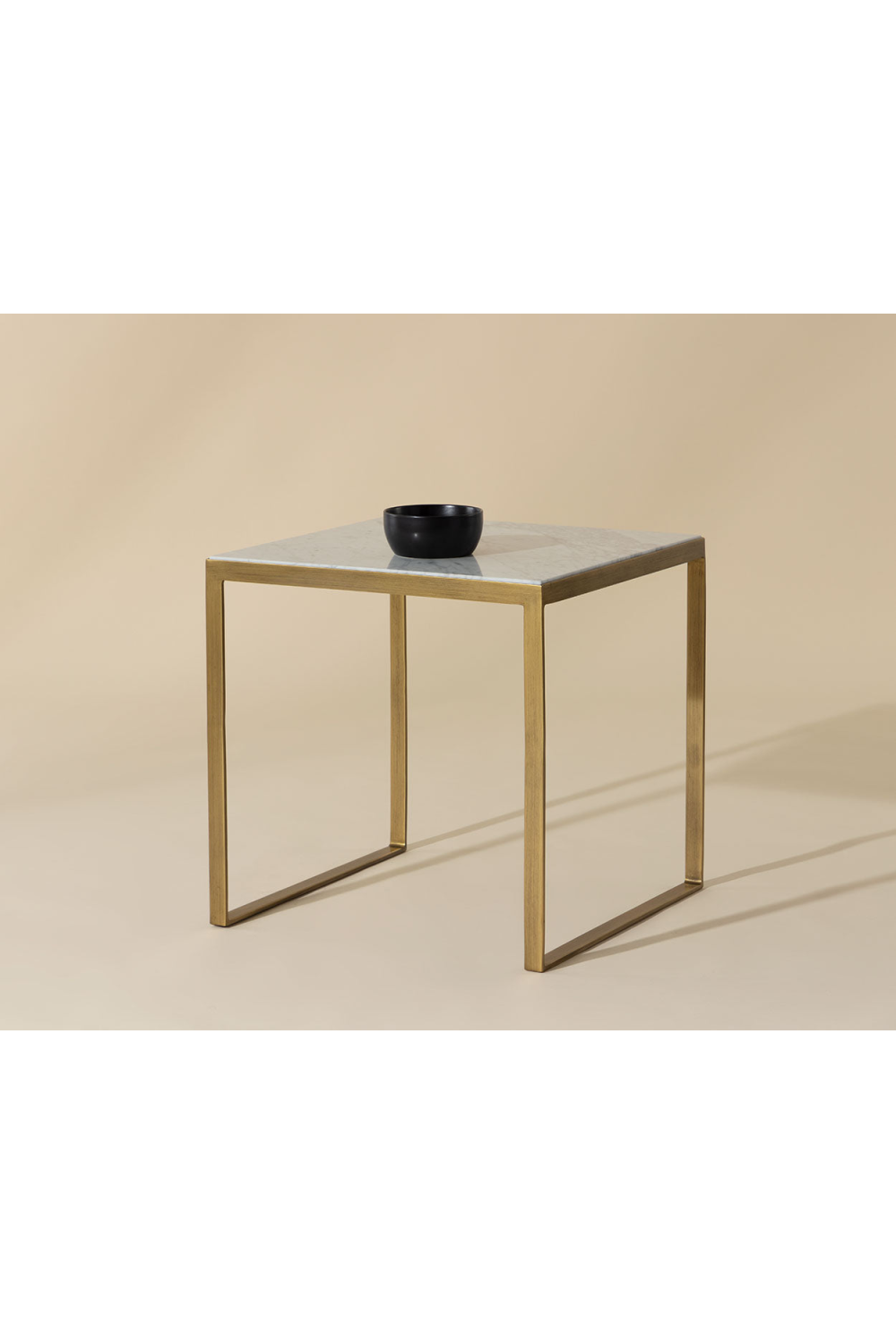 Italian Marble Square End Table by Splendido Evert Side Table, alternate view 7