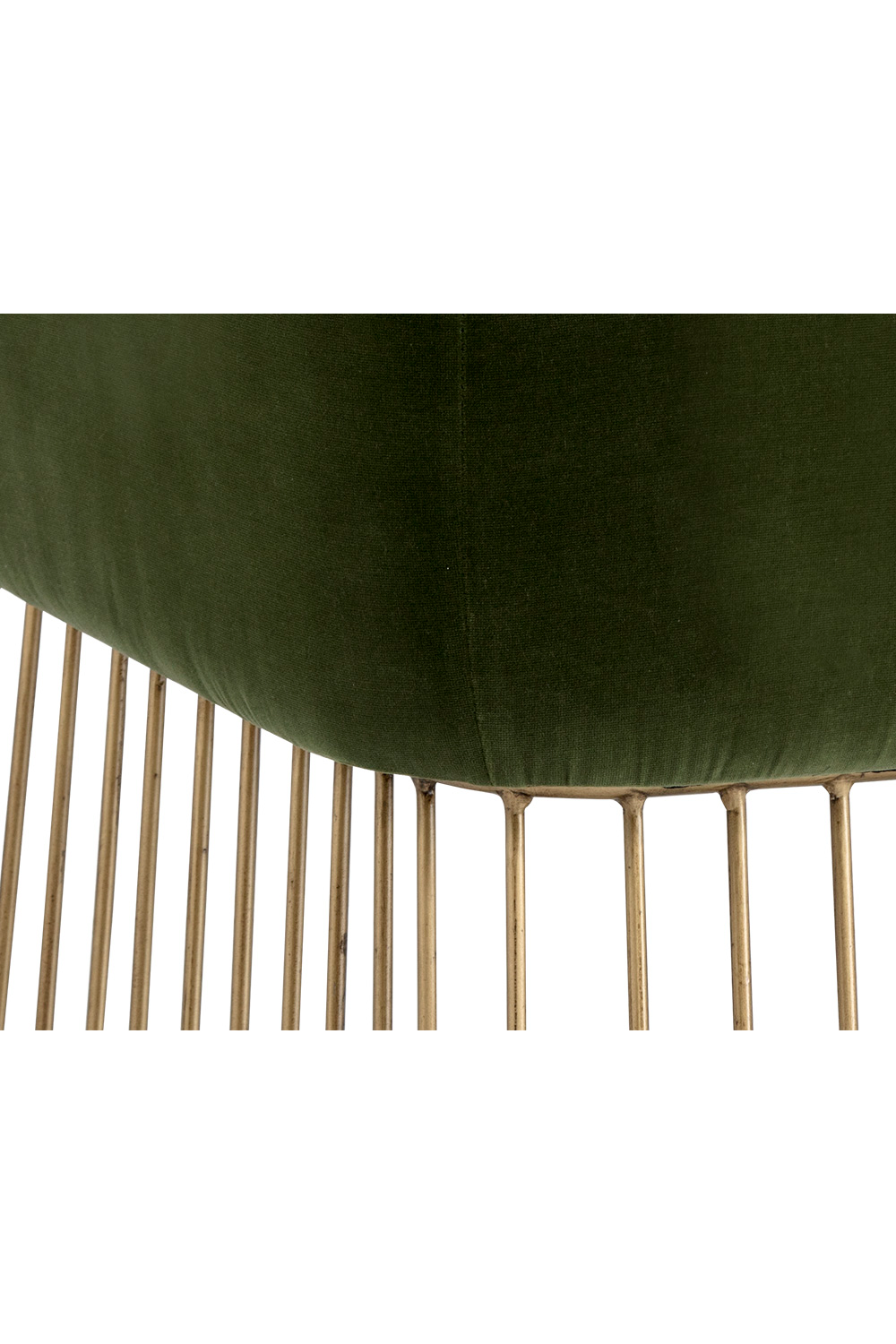 Green Fabric Modern Dining Chair by Splendido Gala, alternate view 5