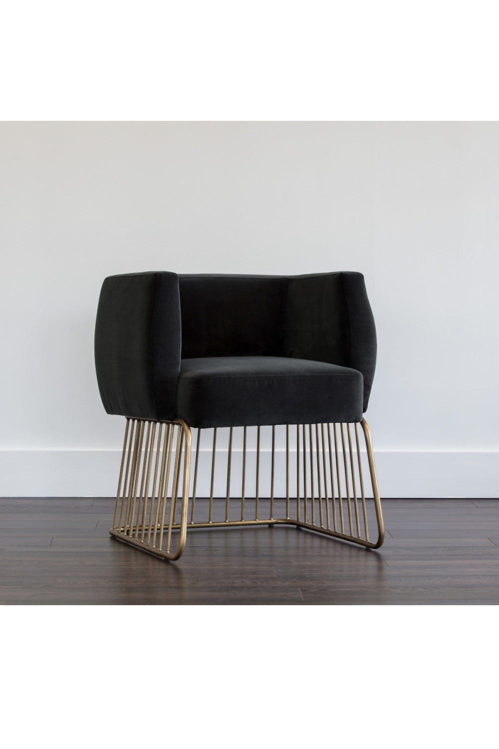 Gray Fabric Modern Dining Chair by Splendido Gala, alternate view 10