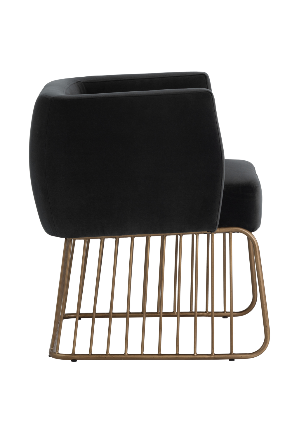 Gray Fabric Modern Dining Chair by Splendido Gala, alternate view 4