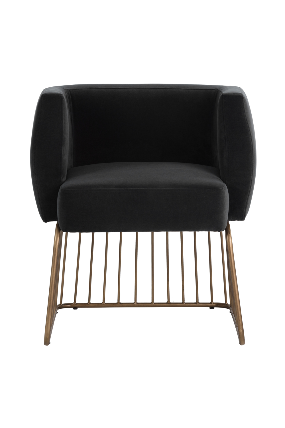 Gray Fabric Modern Dining Chair by Splendido Gala, alternate view 3