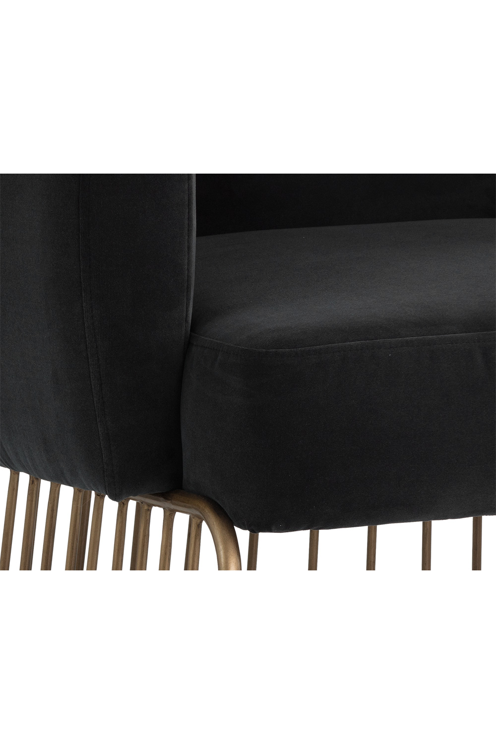 Gray Fabric Modern Dining Chair by Splendido Gala, alternate view 7