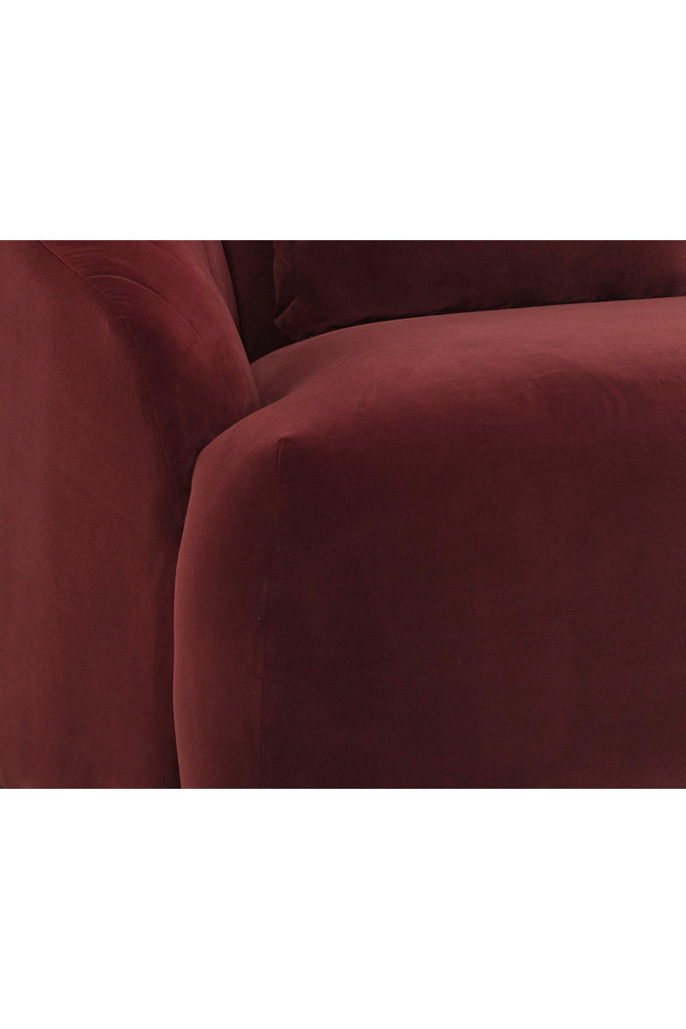 Channel-Tufted Velvet Sofa by Splendido Astrid, alternate view 4