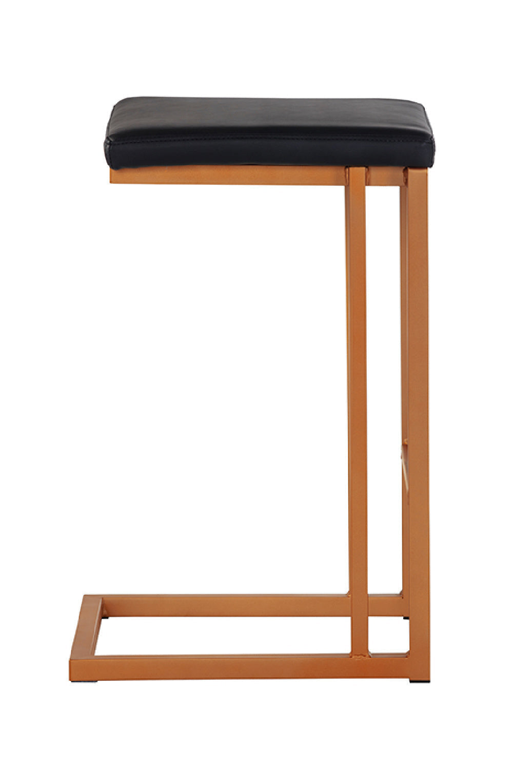 Black Leather Look Counter Stools (2) by Splendido Boone, alternate view 3