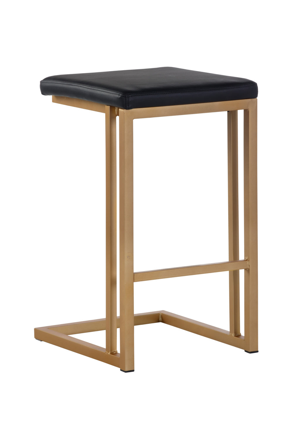 Black Leather Look Counter Stools (2) by Splendido Boone, alternate view 4