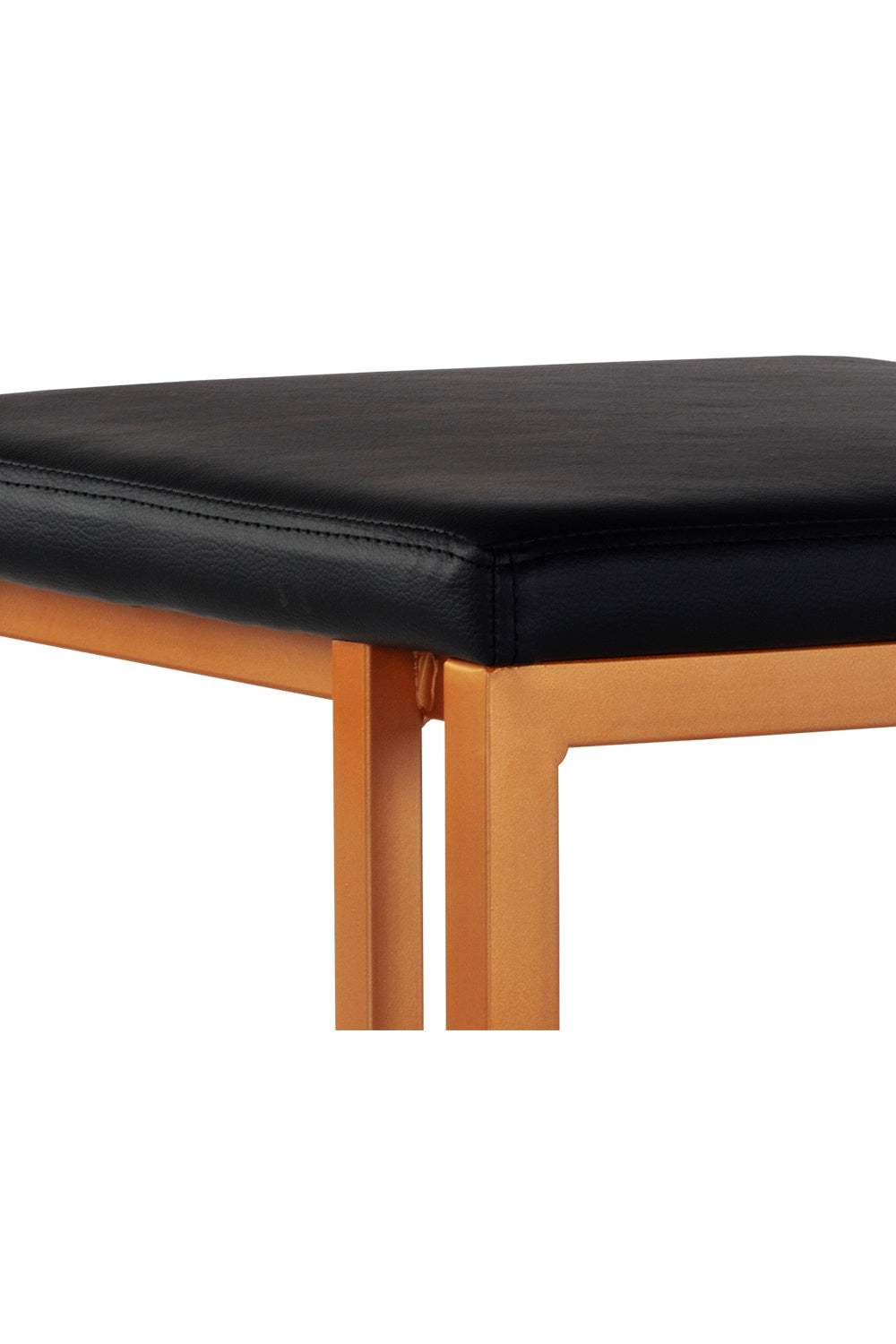 Black Leather Look Counter Stools (2) by Splendido Boone, alternate view 7