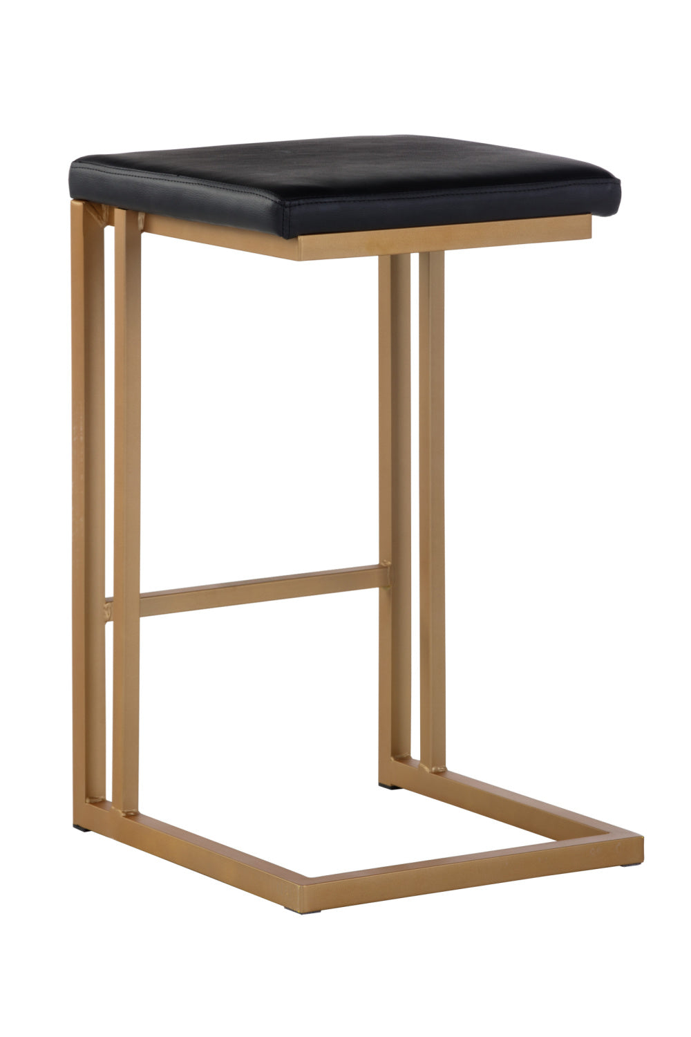 Black Leather Look Counter Stools (2) by Splendido Boone, alternate view 5
