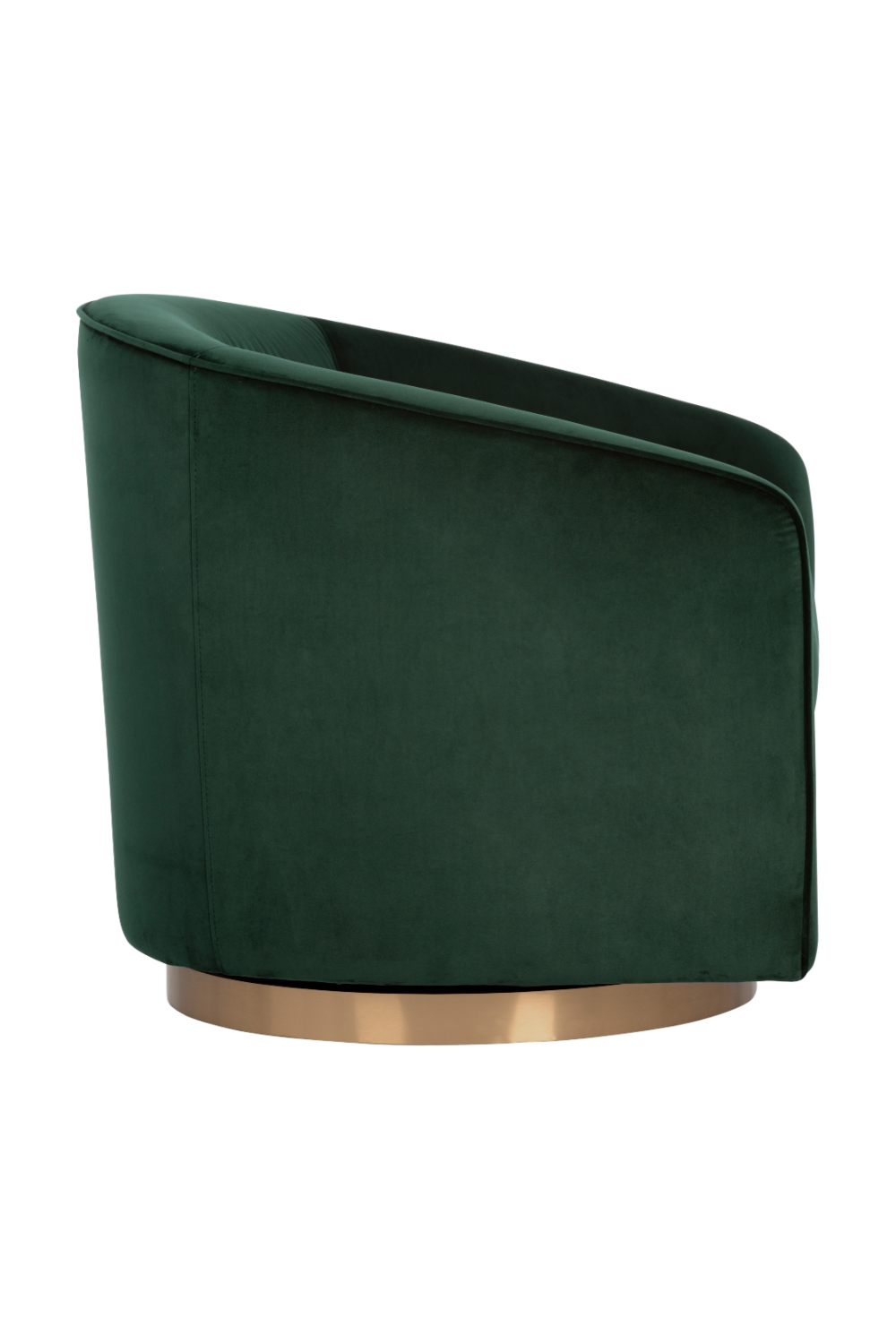 Curved Swivel Lounge Chair by Splendido Hazel Accent Chair, alternate view 28