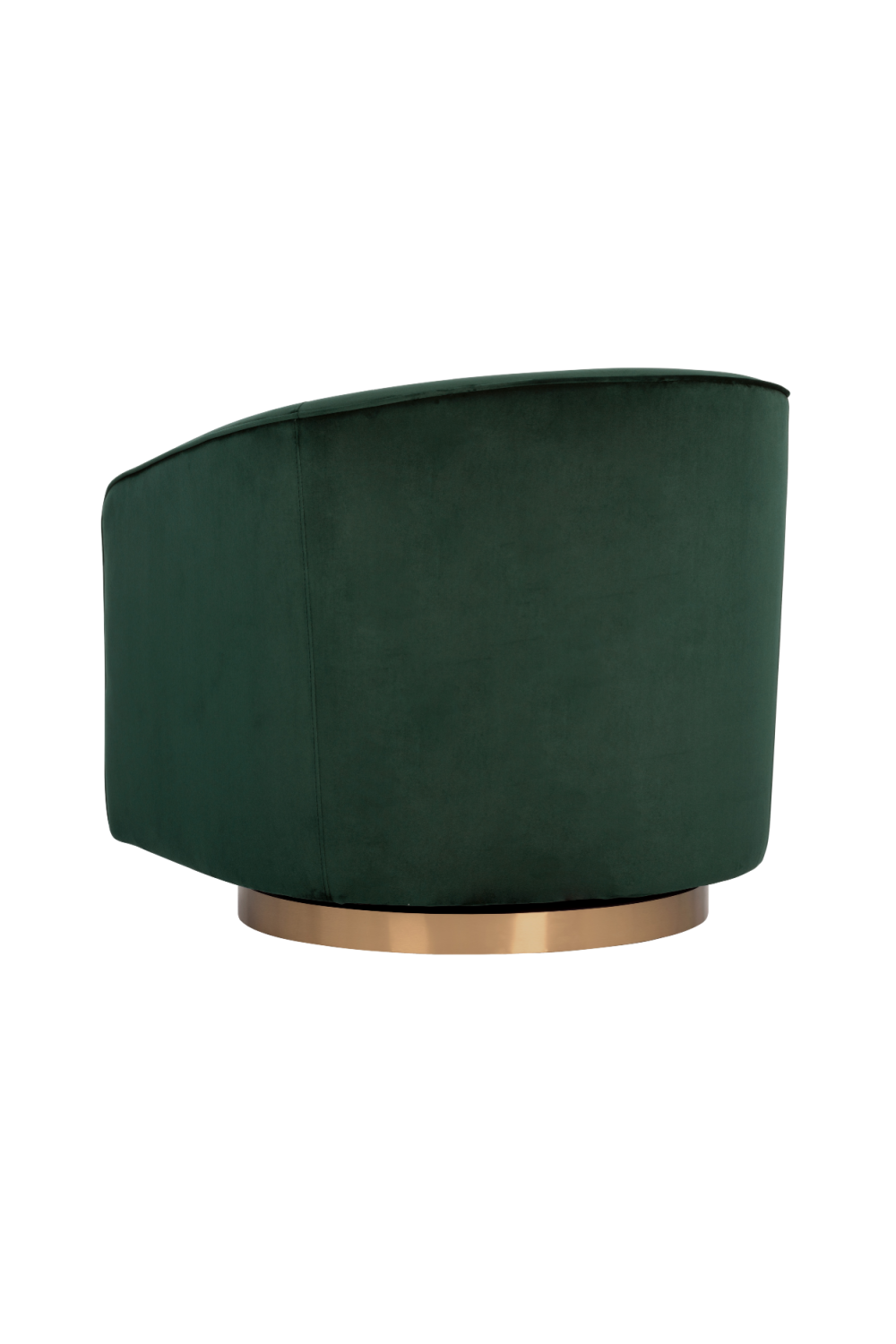Curved Swivel Lounge Chair by Splendido Hazel Accent Chair, alternate view 27