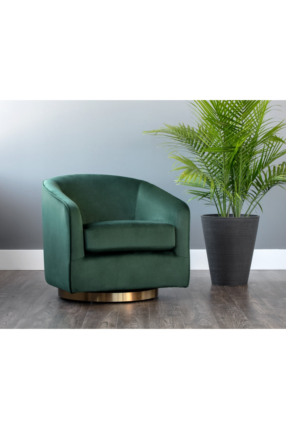 Curved Swivel Lounge Chair by Splendido Hazel Accent Chair, alternate view 33