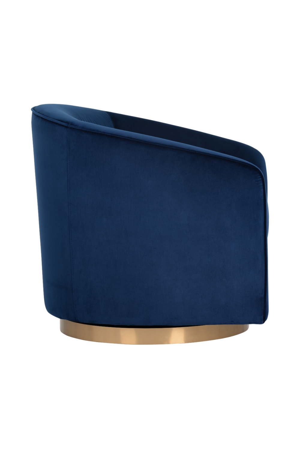 Curved Swivel Lounge Chair by Splendido Hazel Accent Chair, alternate view 37