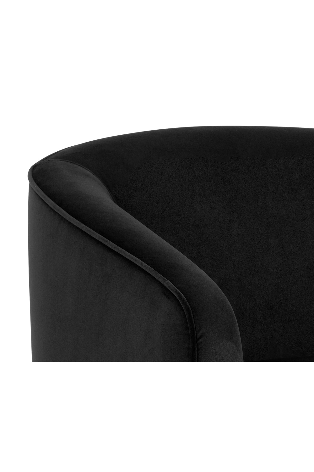Curved Swivel Lounge Chair by Splendido Hazel Accent Chair, alternate view 20