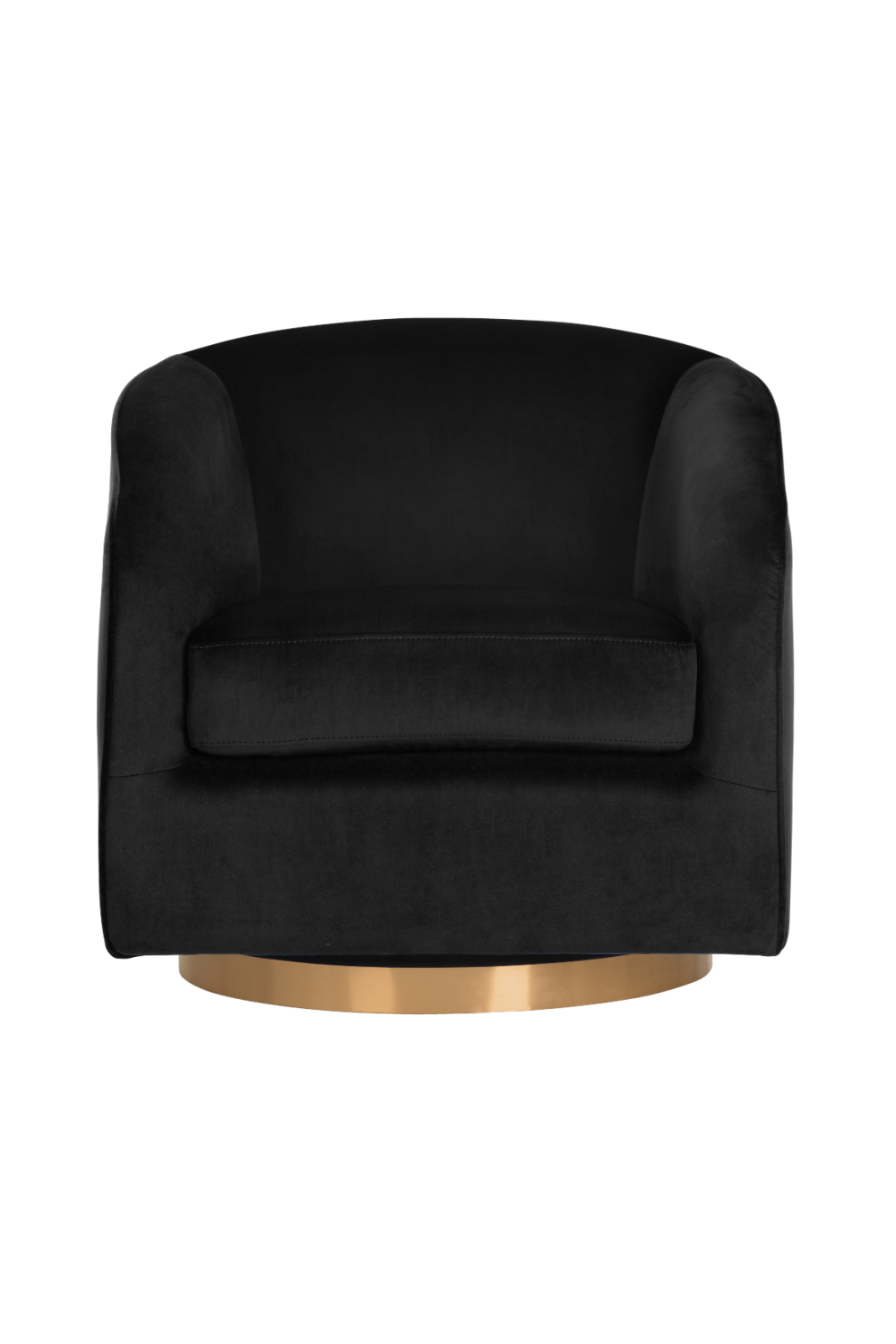 Curved Swivel Lounge Chair by Splendido Hazel Accent Chair, alternate view 16